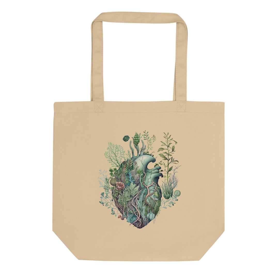 Floral Heart Anatomy Eco Tote Bag - MedTheories