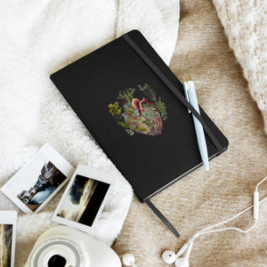 Floral Heart Hardcover Bound Notebook - MedTheories