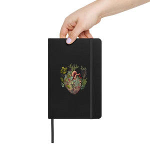 Floral Heart Hardcover Bound Notebook - MedTheories