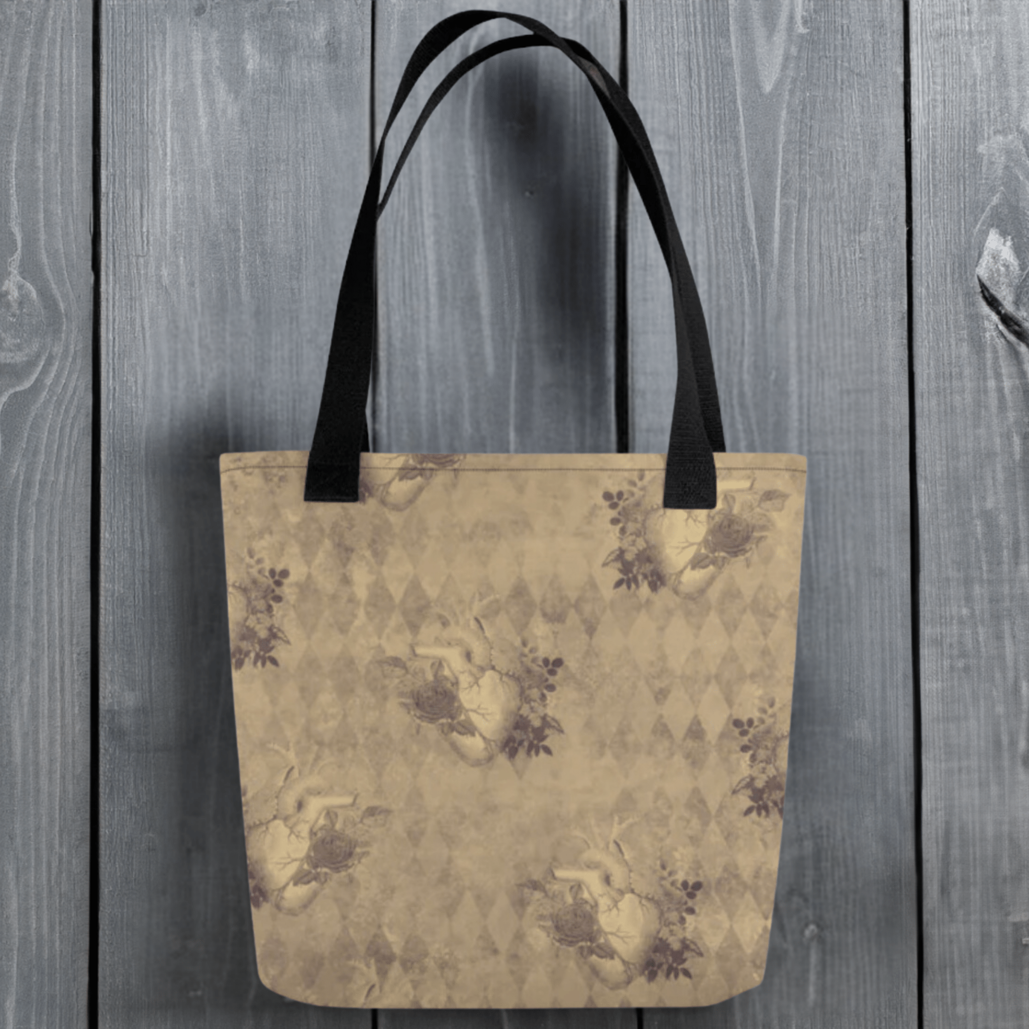 Gothic Heart Tote Bag - MedTheories