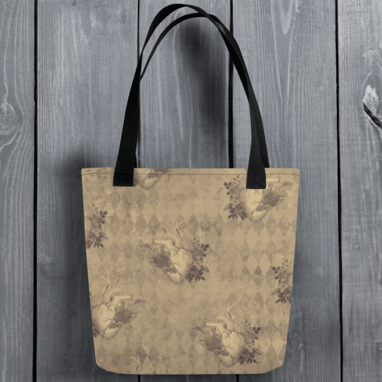 Gothic Heart Tote Bag - MedTheories