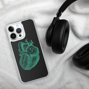 Green Heart Clear Case for iPhone® - MedTheories