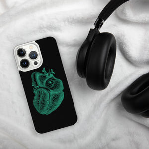 Green Heart Clear Case for iPhone® - MedTheories