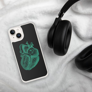 Green Heart Clear Case for iPhone® - MedTheories