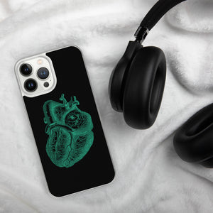 Green Heart Clear Case for iPhone® - MedTheories