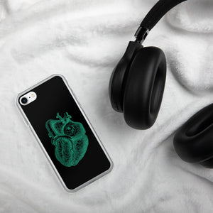 Green Heart Clear Case for iPhone® - MedTheories