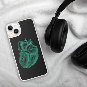 Green Heart Clear Case for iPhone® - MedTheories