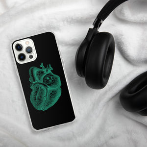 Green Heart Clear Case for iPhone® - MedTheories