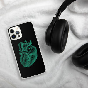 Green Heart Clear Case for iPhone® - MedTheories