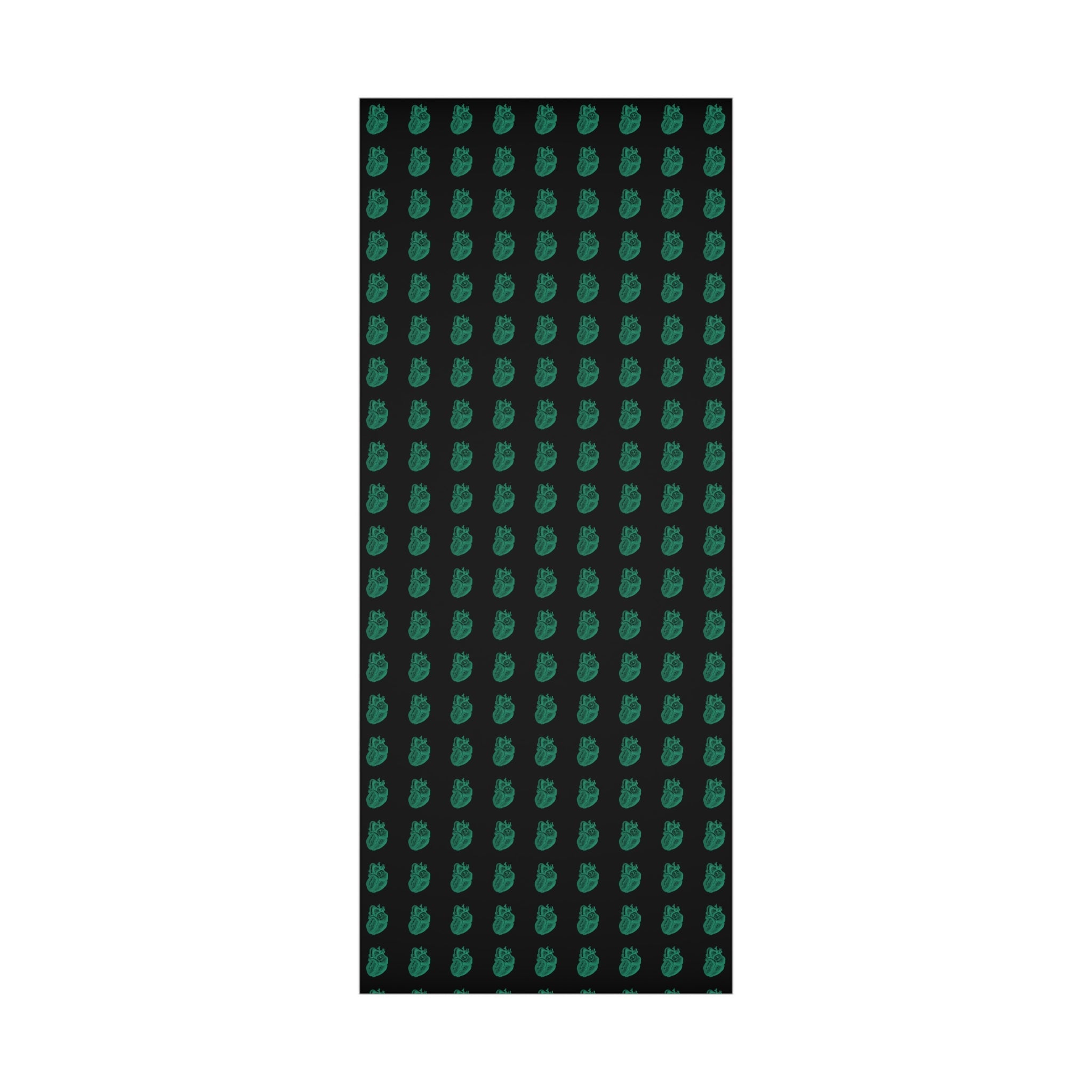 Green Heart Gift Wrap Papers - MedTheories