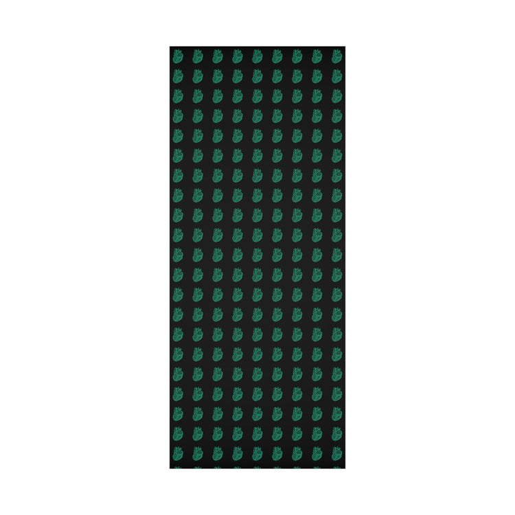 Green Heart Gift Wrap Papers - MedTheories