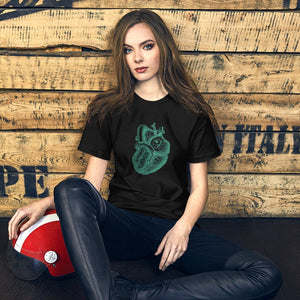 Green Heart Unisex T-Shirt - MedTheories