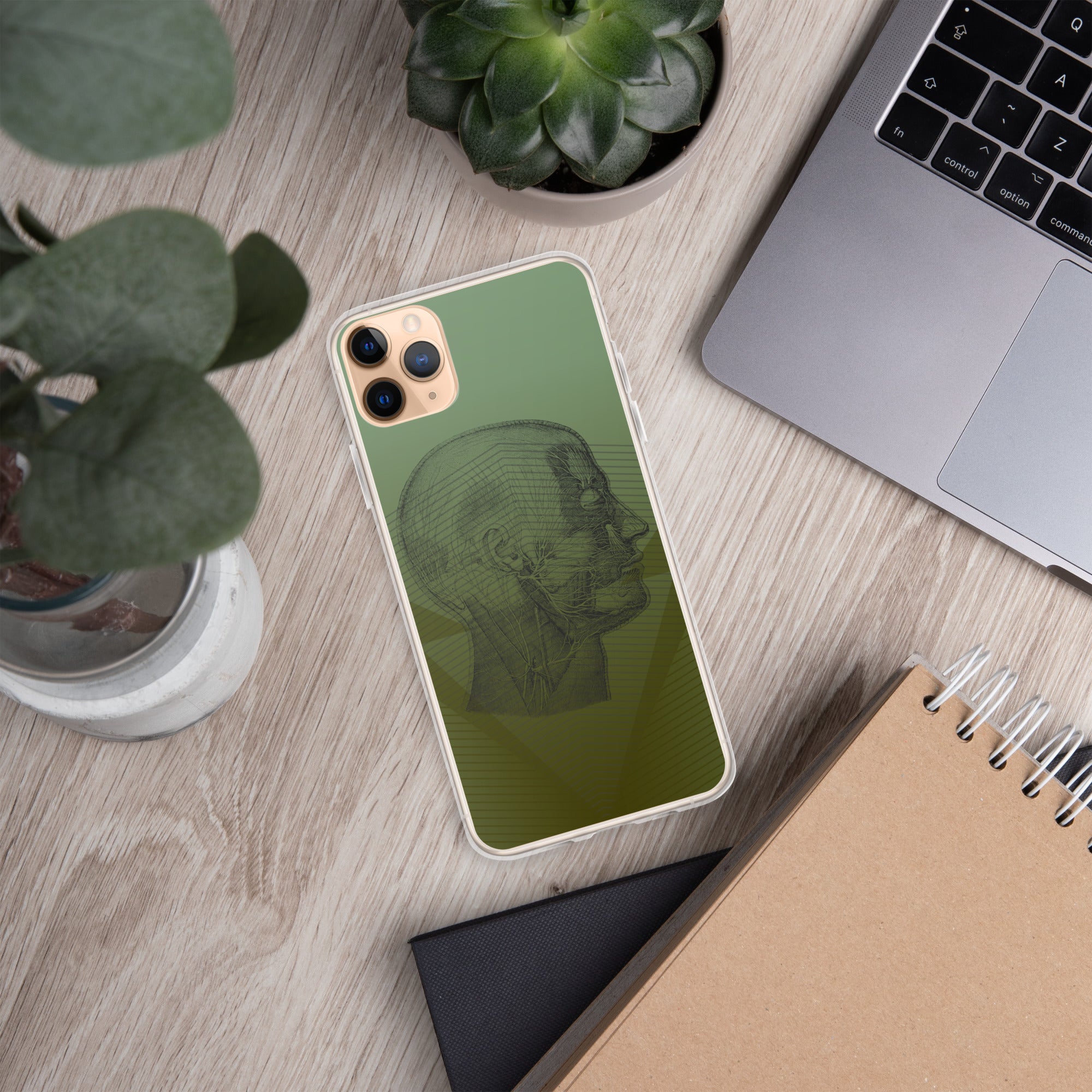 Green Man Clear Case for iPhone® - MedTheories