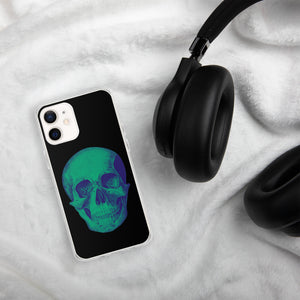 Green Skull Clear Case for iPhone® - MedTheories