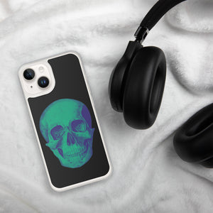 Green Skull Clear Case for iPhone® - MedTheories