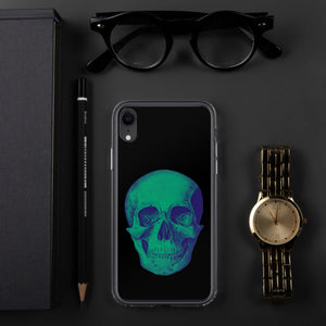 Green Skull Clear Case for iPhone® - MedTheories