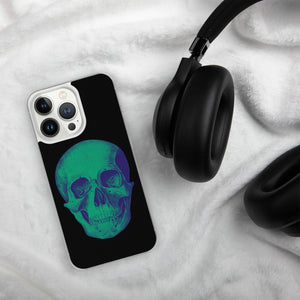 Green Skull Clear Case for iPhone® - MedTheories