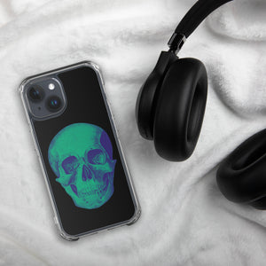 Green Skull Clear Case for iPhone® - MedTheories