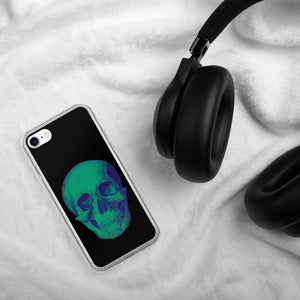 Green Skull Clear Case for iPhone® - MedTheories