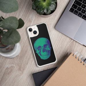 Green Skull Clear Case for iPhone® - MedTheories