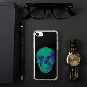 Green Skull Clear Case for iPhone® - MedTheories