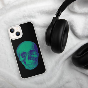 Green Skull Clear Case for iPhone® - MedTheories