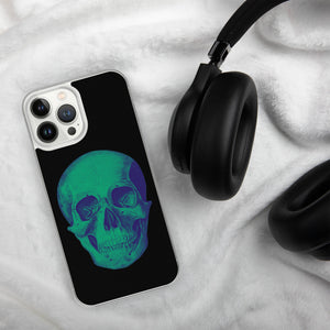 Green Skull Clear Case for iPhone® - MedTheories