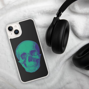 Green Skull Clear Case for iPhone® - MedTheories