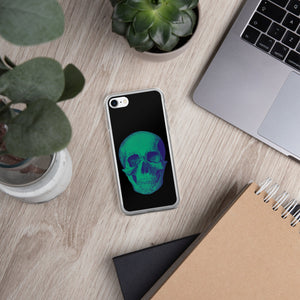 Green Skull Clear Case for iPhone® - MedTheories