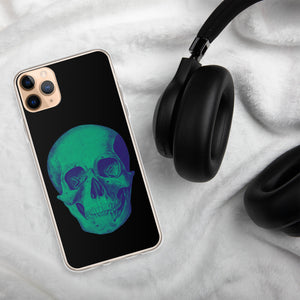 Green Skull Clear Case for iPhone® - MedTheories