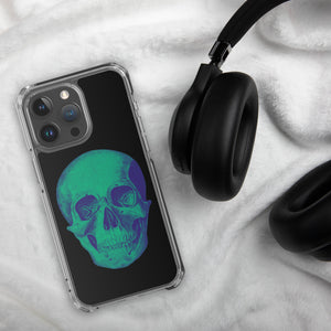 Green Skull Clear Case for iPhone® - MedTheories