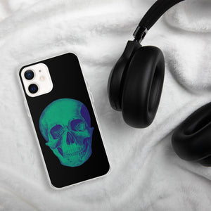 Green Skull Clear Case for iPhone® - MedTheories