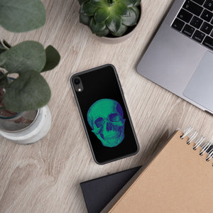 Green Skull Clear Case for iPhone® - MedTheories