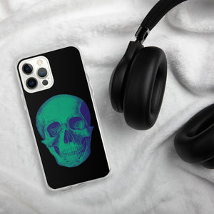 Green Skull Clear Case for iPhone® - MedTheories