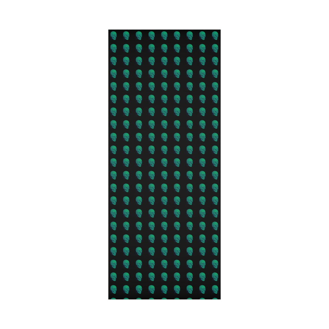 Green Skull Gift Wrap Papers - MedTheories