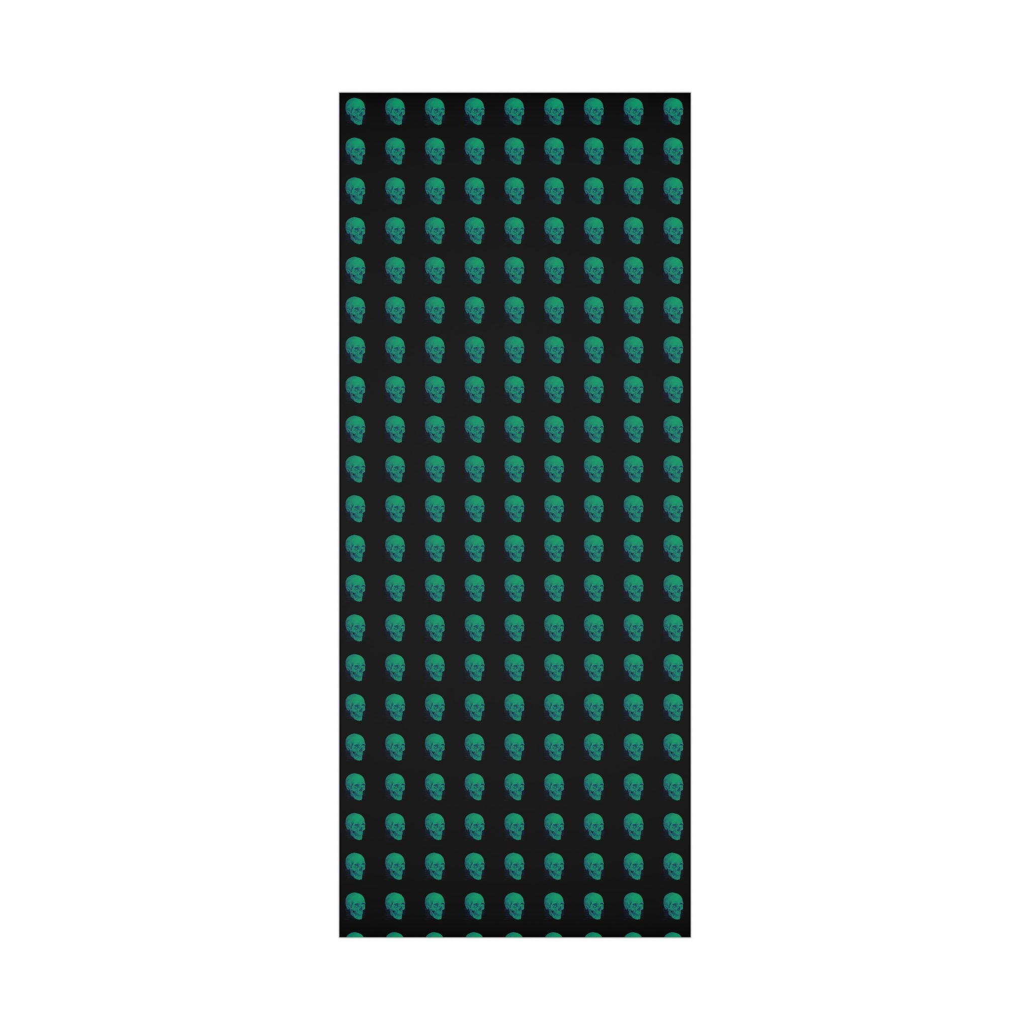 Green Skull Gift Wrap Papers - MedTheories