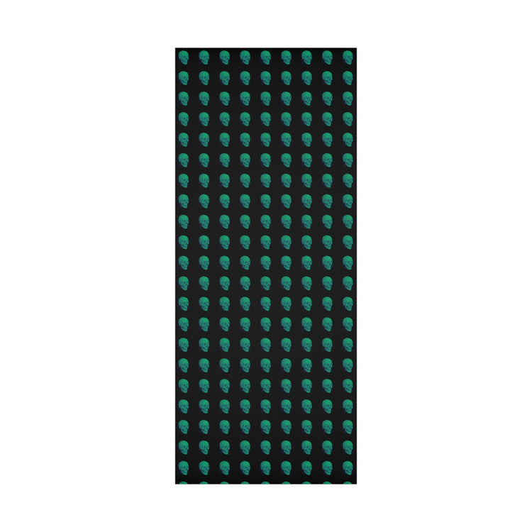 Green Skull Gift Wrap Papers - MedTheories