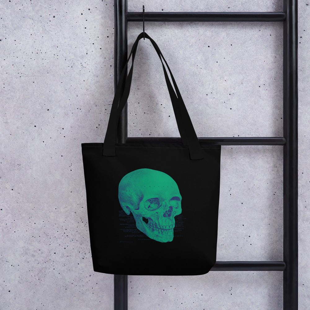 Green Skull Tote Bag - MedTheories