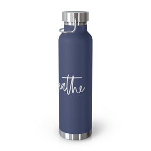 Just Breathe Copper Vacuum Insulated Bottle, 22-oz - MedTheories