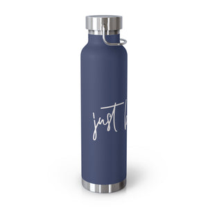 Just Breathe Copper Vacuum Insulated Bottle, 22-oz - MedTheories