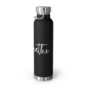 Just Breathe Copper Vacuum Insulated Bottle, 22-oz - MedTheories