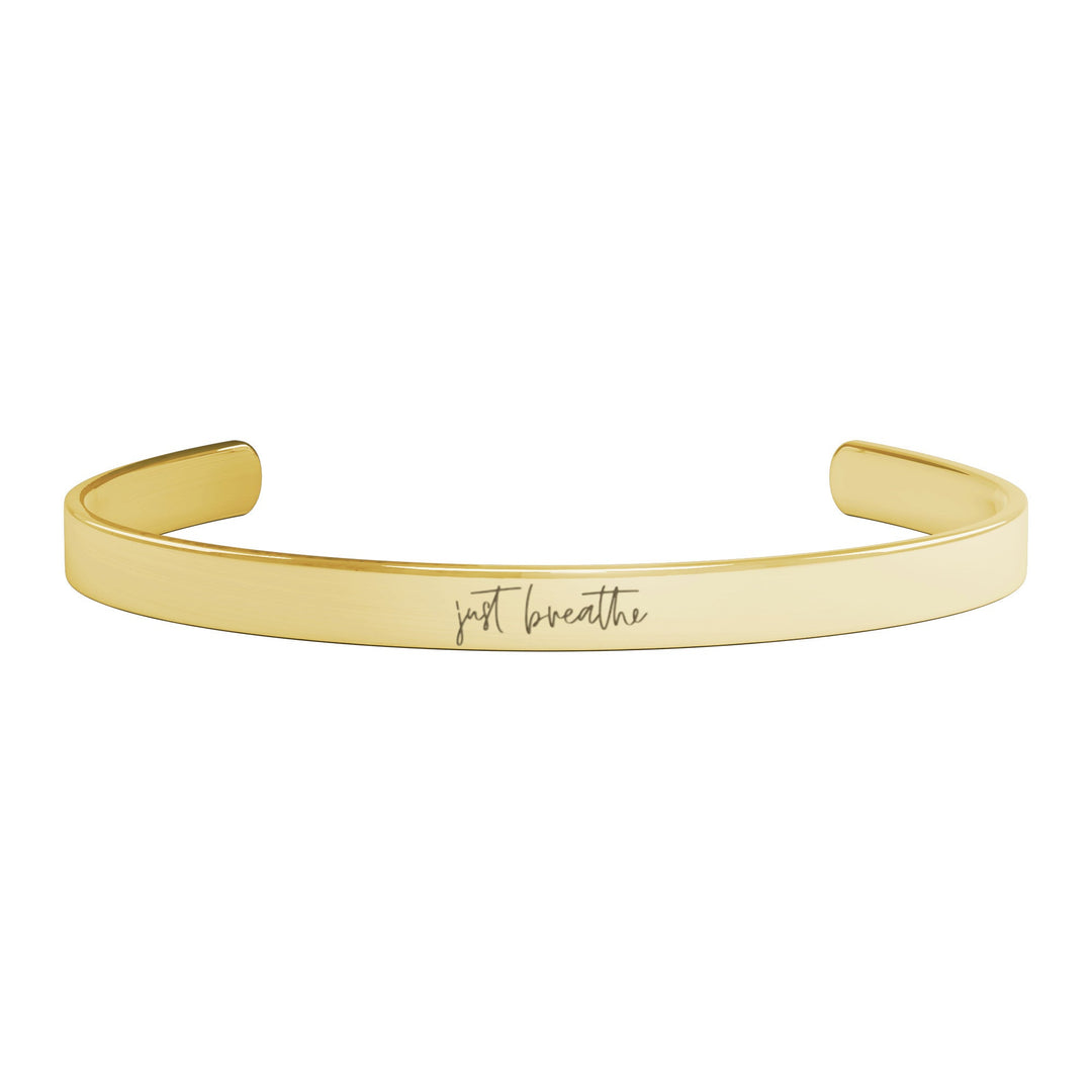 Just Breathe Cuff Bracelet - MedTheories