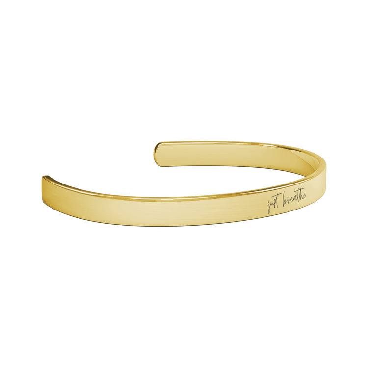 Just Breathe Cuff Bracelet - MedTheories
