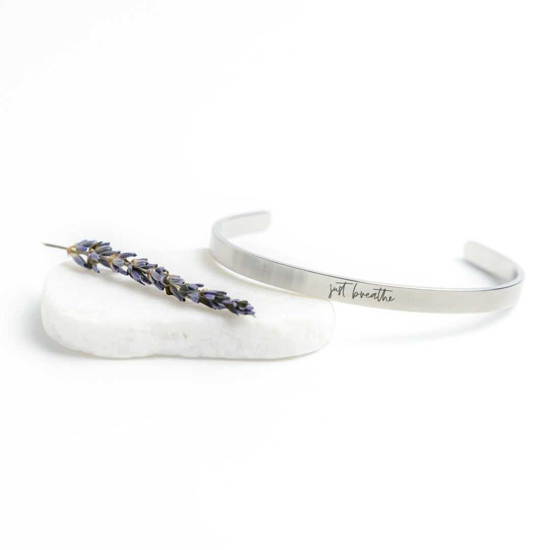 Just Breathe Cuff Bracelet - MedTheories