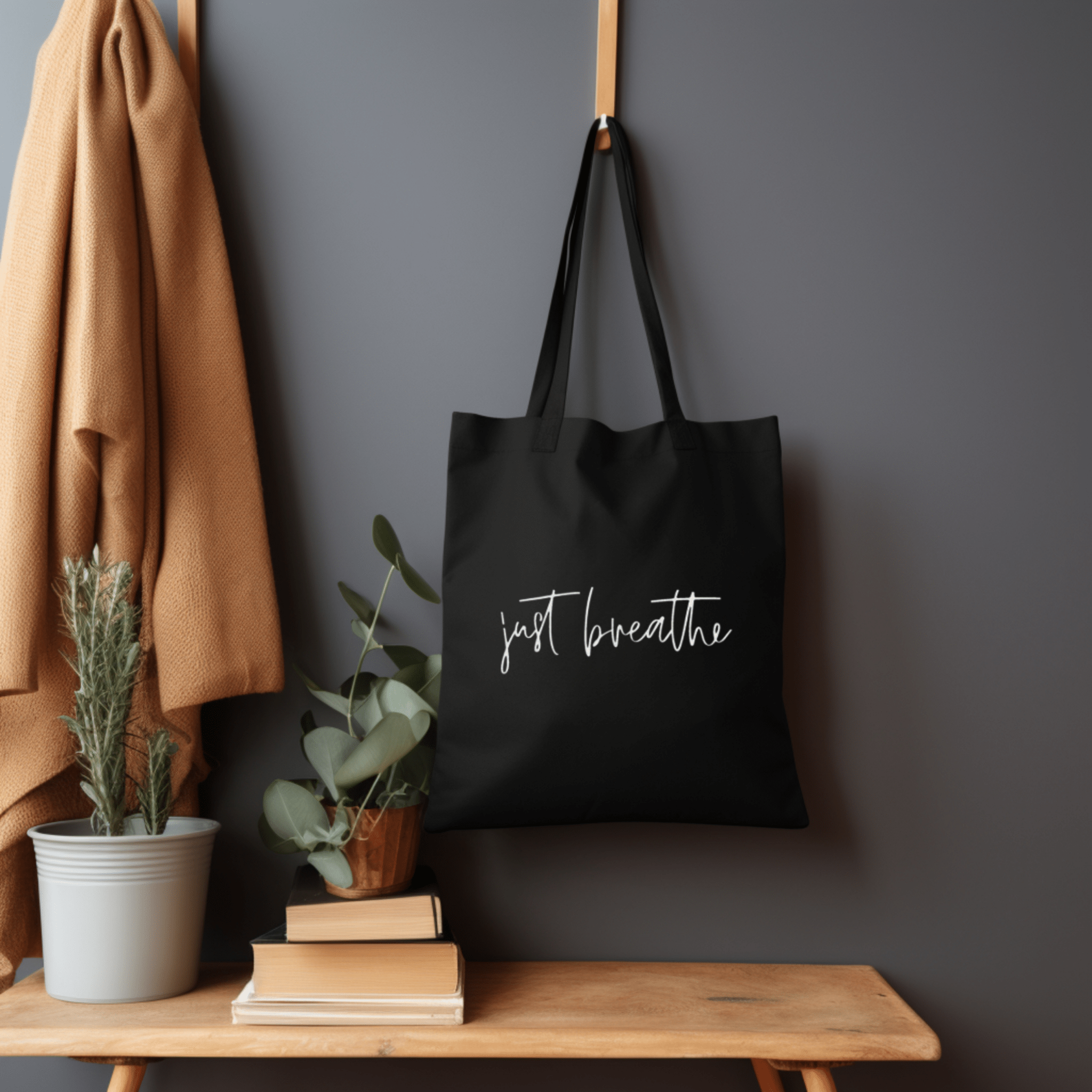 Just Breathe Eco Tote Bag - MedTheories
