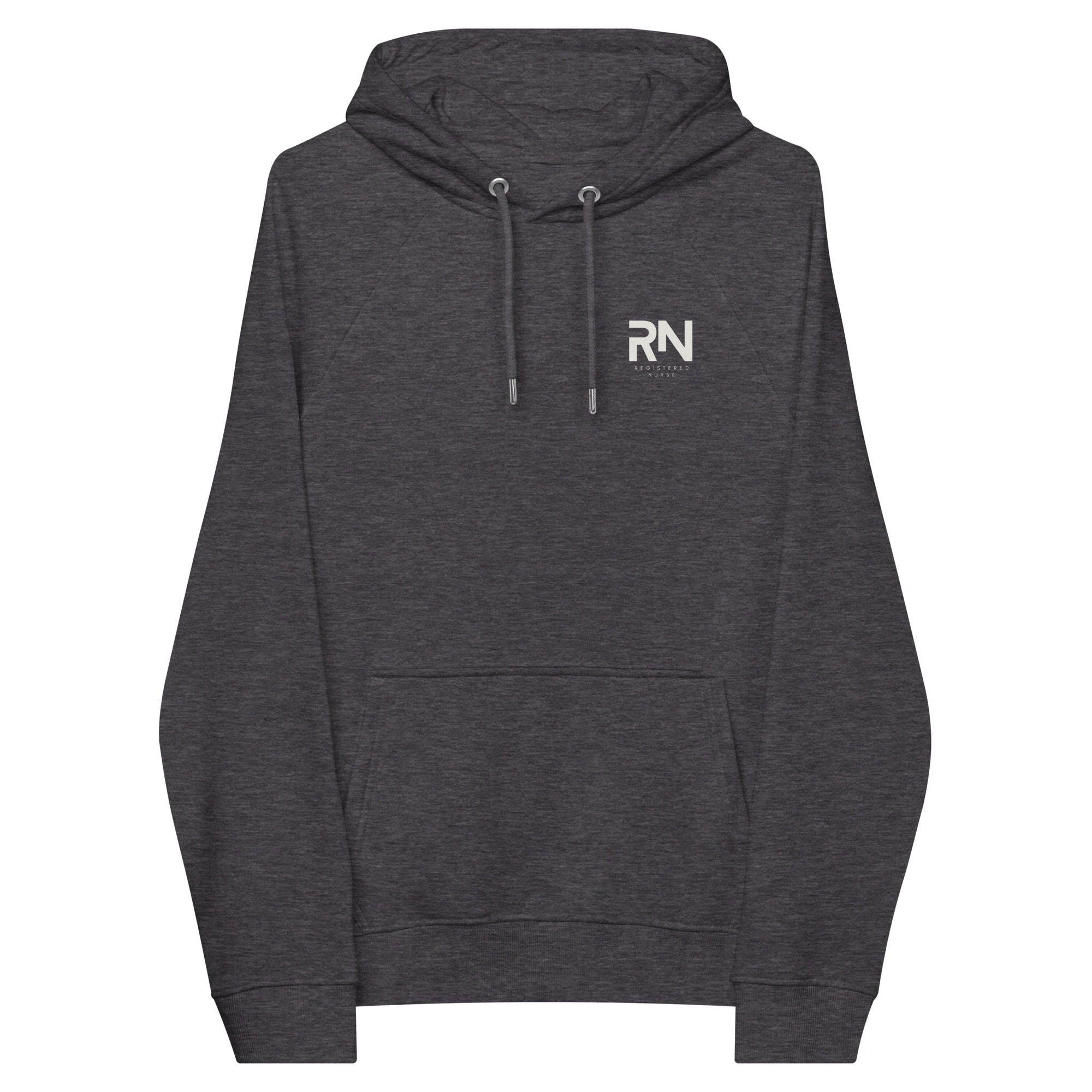 Minimal Bold RN StreetWear Unisex Eco Raglan Hoodie - MedTheories