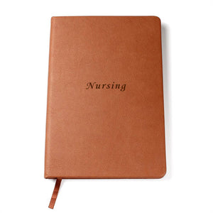 Nurse Graphic Leather Printed Journal - MedTheories