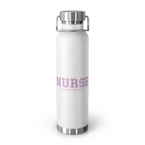 Nurse Love Heal Inspire Copper Vacuum Insulated Bottle, 22-oz - MedTheories