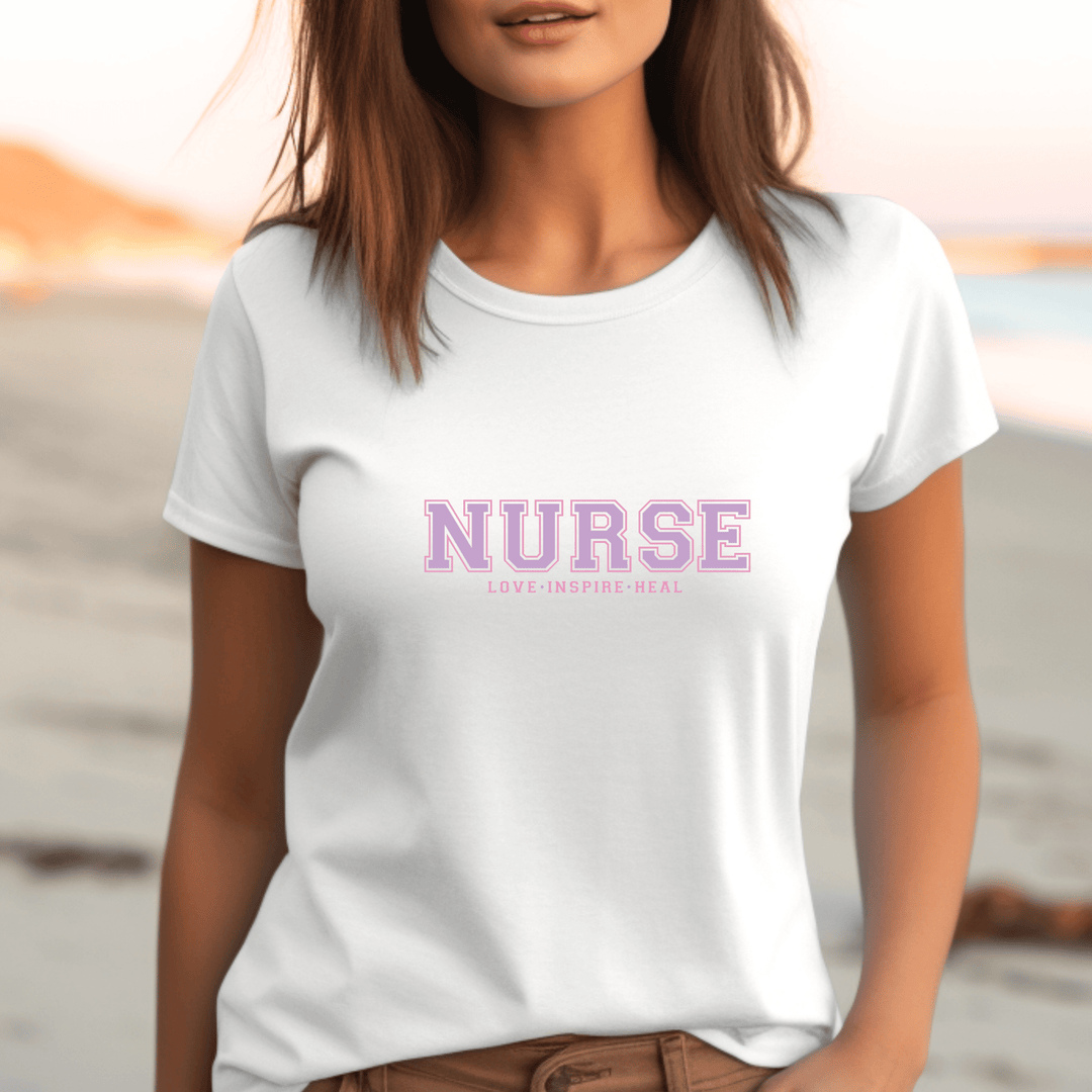 Nurse Love Heal Inspire Unisex t-shirt - MedTheories