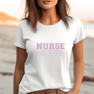 Nurse Love Heal Inspire Unisex t-shirt - MedTheories